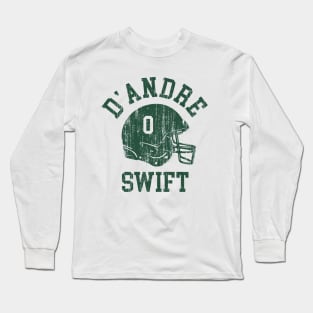 D'Andre Swift Philadelphia Helmet Font Long Sleeve T-Shirt